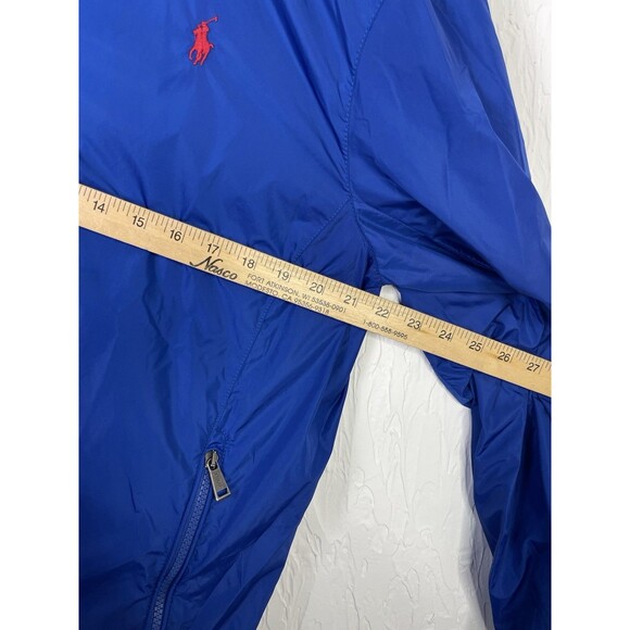 Polo Ralph Lauren Retford Packable Hooded Windbreaker Royal Blue Men’s Medium - Picture 9 of 15